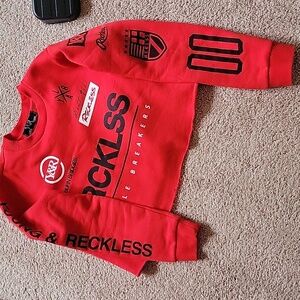 YOUNG & RECKLESS Cropped  Sweatshirt